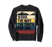 Jesus The Way Truth Life Women Men Kids Christian Worship Sudadera