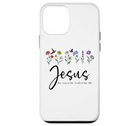 Jesus The Way Truth The Life Christian Bible Verse God Quote Carcasa para iPhone 12 Mini