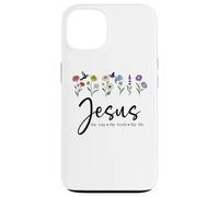 Jesus The Way Truth The Life Christian Bible Verse God Quote Carcasa para iPhone 13
