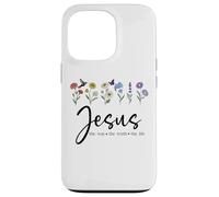Jesus The Way Truth The Life Christian Bible Verse God Quote Carcasa para iPhone 13 Pro