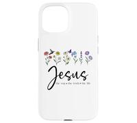 Jesus The Way Truth The Life Christian Bible Verse God Quote Carcasa para iPhone 15