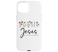 Jesus The Way Truth The Life Christian Bible Verse God Quote Carcasa para iPhone 15 Plus