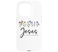 Jesus The Way Truth The Life Christian Bible Verse God Quote Carcasa para iPhone 15 Pro