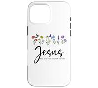 Jesus The Way Truth The Life Christian Bible Verse God Quote Carcasa para iPhone 16 Pro MAX