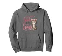 Jesus Thinks I'm A Delight Funny Christian Faith Cat Lover Sudadera con Capucha