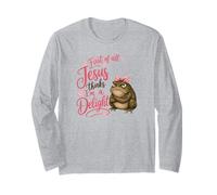 Jesus Thinks I'm A Delight Funny Toad Cute Christian Faith Manga Larga