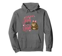 Jesus Thinks I'm A Delight Funny Toad Cute Christian Faith Sudadera con Capucha