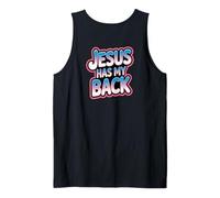 Jesús Tiene mi Espalda Camiseta sin Mangas