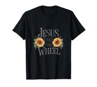 Jesús Toma El Volante Girasol Dios Fe Jesús Camiseta