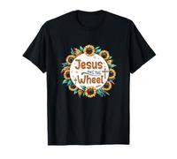 Jesús Toma La Rueda Girasoles Dios Fe Jesús Camiseta