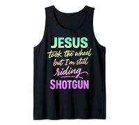 Jesús tomó el Volante, Pero todavía Estoy Montando Cristiano Camiseta sin Mangas