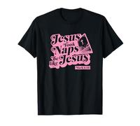 Jesus Took Naps Be Like Jesus Marcos 4:38 Versículo de la Biblia de la Iglesia Camiseta