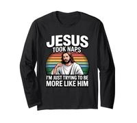 Jesus Took Naps I'm Just Trying To Be More Like Him Manga Larga