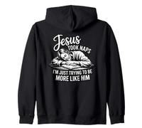 Jesus Took Naps I'm Just Trying To Be More Like Him Sudadera con Capucha