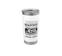 Jesus Took Naps I'm Just Trying To Be More Like Him Vaso térmico de acero inoxidable de doble pared