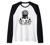 Jesús Tu Voluntad Hágase Verso de la Biblia Católica Mateo 6 10 Camiseta Manga Raglan
