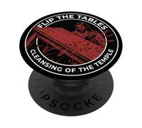 Jesús voltea Las mesas PopSockets PopGrip Adhesivo