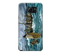 Jesus Walk on The Sea Funda Carcasa Case para Samsung Galaxy S6 Edge Plus