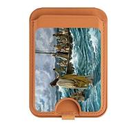 Jesus Walk on The Sea - Soporte magnético para tarjetas para iPhone 16, 15, 14, 13 Pro Max, multicolor