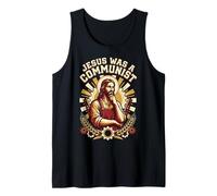 Jesus Was A Communist Camiseta sin Mangas