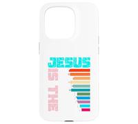 Jesus Way Light King Rock Vine Life Truth Alpha Healer Omega Carcasa para iPhone 15 Pro