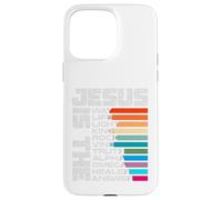 Jesus Way Light King Rock Vine Life Truth Alpha Healer Omega Carcasa para iPhone 15 Pro Max