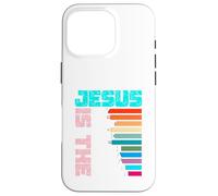 Jesus Way Light King Rock Vine Life Truth Alpha Healer Omega Carcasa para iPhone 16 Pro