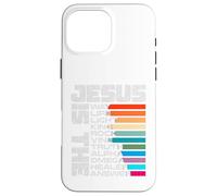 Jesus Way Light King Rock Vine Life Truth Alpha Healer Omega Carcasa para iPhone 16 Pro Max