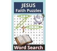 Jesus Word Search: 55 Bible-Themed Word Puzzles for Kids and Adults