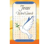 Jesus Word Search Book: 55 Puzzles with Easy to Read Print about Jesus, the Bible, Christianity, and More | 6 x 9 inches, 110 pages | Solutions Included... Gift for Holidays, Vacations, & More