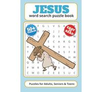 Jesus Word Search Puzzle Book: 50+ Word Searches about Jesus, Christianity, Bible and More | 6 x 9 inches,110 pages | Gift for Christians