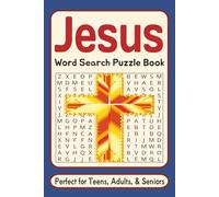 Jesus Word Search Puzzle Book: Word Search Puzzles with easy to read print about Jesus, Christ, word searches | 6x9 inches, 110 pages | 55+ puzzles...gifts for vacations, Holidays, and free times.