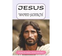 Jesus Word Search Puzzle Book: Word Searches with Easy to Read Print about Jesus, Christianity, the Bible and More | 6 X 9 inches 110 Pages | 50+ ... Baptism, Confirmation, Sunday School