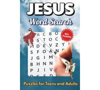 Jesus Word Search Puzzle Book: Word searches with easy to read print about Jesus, God , Christianity and more | 6 x 9 inches, 110 pages | 50+ puzzles… Gift for vacations, Holidays and Free Times