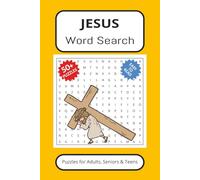 Jesus Word Search Puzzle Book: Word Searches with Easy to Read Print about Jesus, the Bible, Faith and More | 6 x 9 inches, 110 pages | 50+ Puzzles... Gift for Vacations, Holidays and Free Times