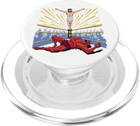 Jesus Wrestling Satan PopSockets PopGrip para MagSafe