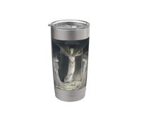 Jesús y ángeles en la tumba funeraria Pintura William Blake 1808 Vaso térmico de acero inoxidable de doble pared