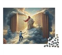 Jesús y el Libro Santo Puzzle 1000 Piezas para Jóvenes +14 Juego De Lógica Regalo De Cumplea?os Más Vendido Relax En Casa Cartón Resistente 52x38cm/1000pcs