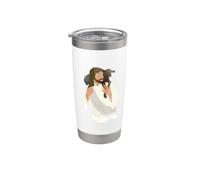 Jesús y la parábola de la oveja negra perdida Lucas 15 Vaso térmico de acero inoxidable de doble pared