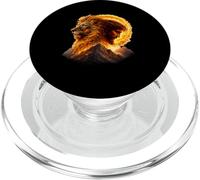 Jesús y León Dios Cristiano Arte Espiritual Religioso PopSockets PopGrip para MagSafe