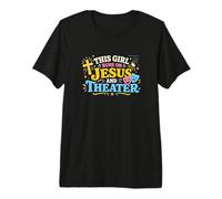 Jesús Y Teatro Fe Teatro Cristiano Humor Camiseta Premium