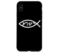 Jesús Yeshua en el Idioma arameo de Peces Que habló Carcasa para iPhone XS MAX