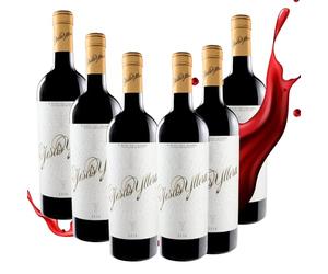 Jesús Yllera 2016 - Vino tinto crianza Ribera del Duero | Tempranillo-Cabernet Sauvignon 89 %-11 % | 14 % vol | Roble francés y americano | Aromas intensos - 6 botellas