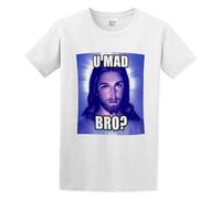 Jesus You Mad Bro Men's T-Shirt Unisex White Cotton Print tee Shirts S