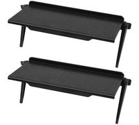 Jesustree Estante Superior de TV, Estante Superior de Pantalla Ajustable, Estantería de Monitor, Soporte de Almacenamiento Superior para Cajas de Cable, Router, Control Remoto, Altavoces, Cámara