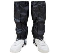 Jesustree Polainas Impermeable Polainas de Acampada y Marcha Leggings de Nieve Transpirable Protección para Caza Montaña Esquí Aire Libre Viaje, 1 Par Negro