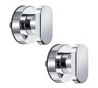 Jesustree Tirador de Puerta con Ventosa, 2 Pcs Manijas Portátil Fuertes de Ventosa, para Puertas y Ventanas de Vidrio, Puertas Correderas de Baño, Asa del cajón de Cocina, Gabinetes, Refrigerador