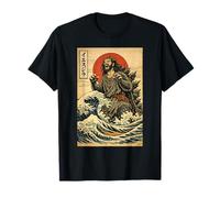 Jesuszilla Anime japonés Divertidos Regalos Cristianos Hombres Mujeres Camiseta
