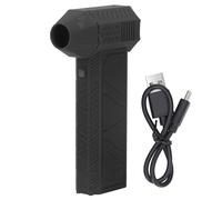 Jet Dry Blower 12000000RPM Mini Selector de automóvil inalámbrico Super ventilador para eliminación de polvo del teclado (negro)