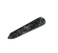 Jet International Amatista energizada Orgone Varita de masaje facetada Varilla Energética Cobre Chokurei Reiki Sagrado Piadoso Auspicioso Geometría sagrada Aura Curación platónica Genuino